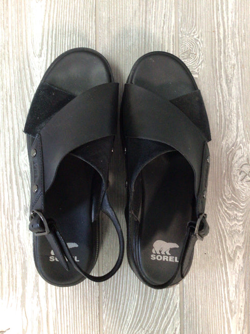 Sorel Platform Sandals Size 8